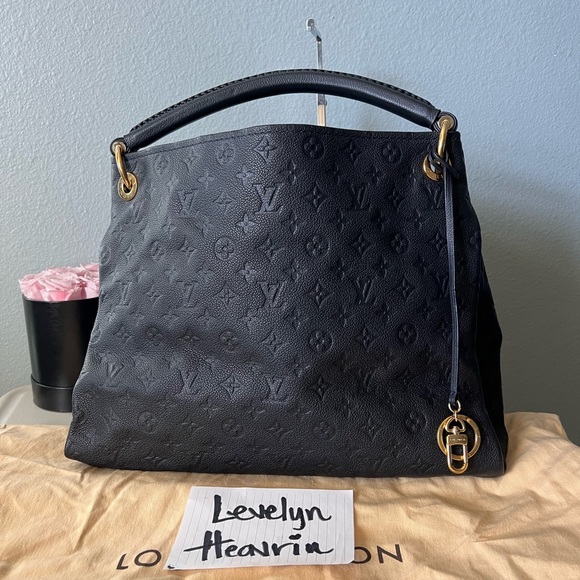 Louis Vuitton Handbags - SOLD-Authentic Louis Vuitton Artsy MM Mng Empreinte Infini (Navy)
